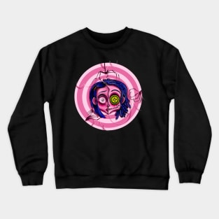 Coraline Button Crewneck Sweatshirt